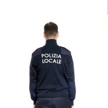 Maglione semplice scritta polizia Municipale